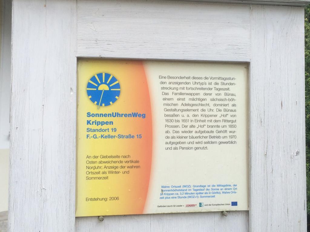 Pension Hoenel-Hof Bad Schandau Εξωτερικό φωτογραφία